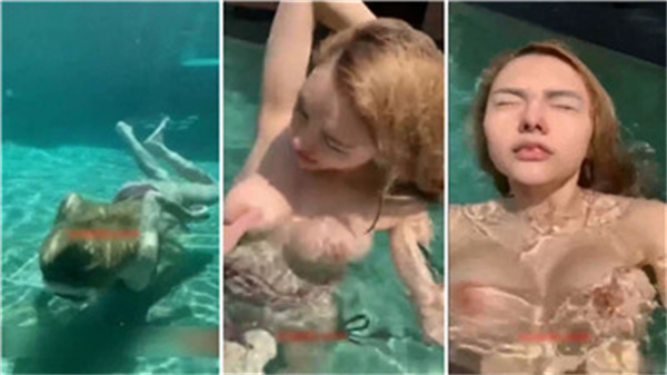 虎牙爆乳主播湿身私照泄露，豪乳震颤诱人！